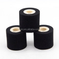 Factory direct sale 36mm*32mm universal hot melt ink rolls black XJ heat ink roll for batch number printing